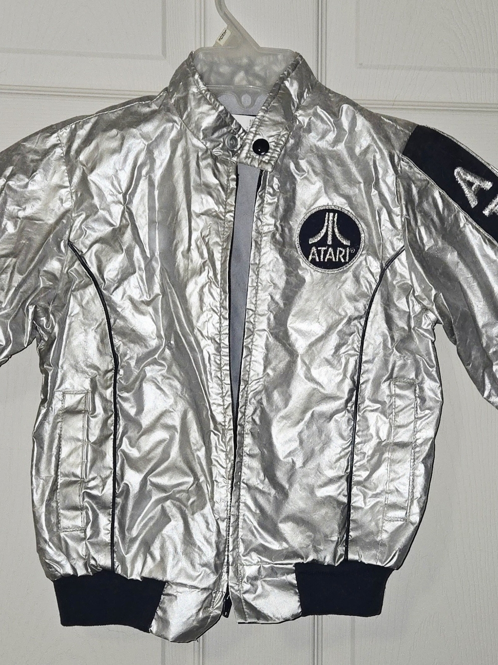 Silver Metallic ATARI Kids Jacket - Silver